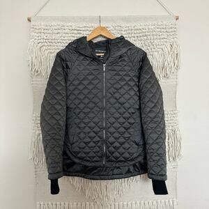 BCBGMaxAzria Quilted Hooded Jacket